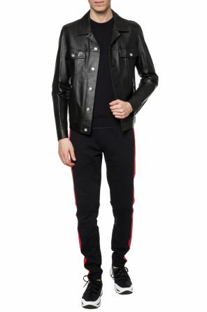 Printed leather jacket, zdjęcie 2 Printed leather jacket od Balmain